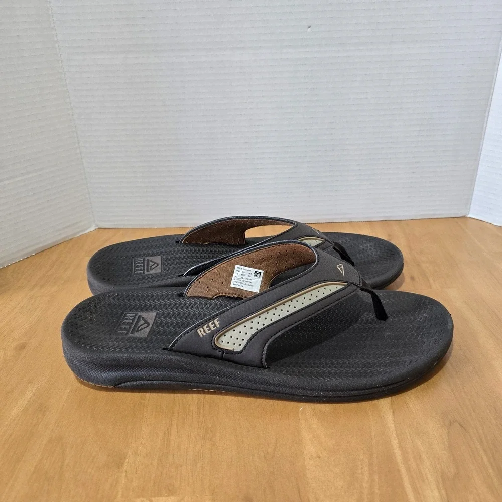 Reef Flex Flip Flop Sandals Men's Brown Size 13